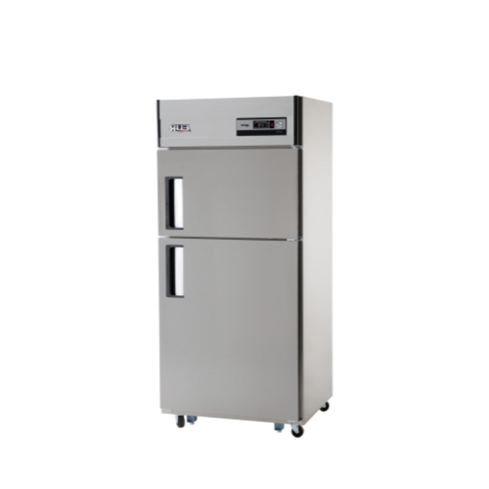 [유니크대성] 30BOX-(1/3도어A) 올스텐 기존(냉동1칸/냉장1칸) UDS-30RFAR 아날로그 직냉식 업소용냉장고