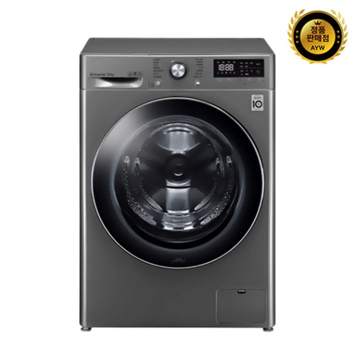 LG전자 트롬 드럼세탁기 실버 F12VVA 12kg 방문설치 LG전자 트롬 드럼세탁기 실버 F12VVA 12kg 방문설치