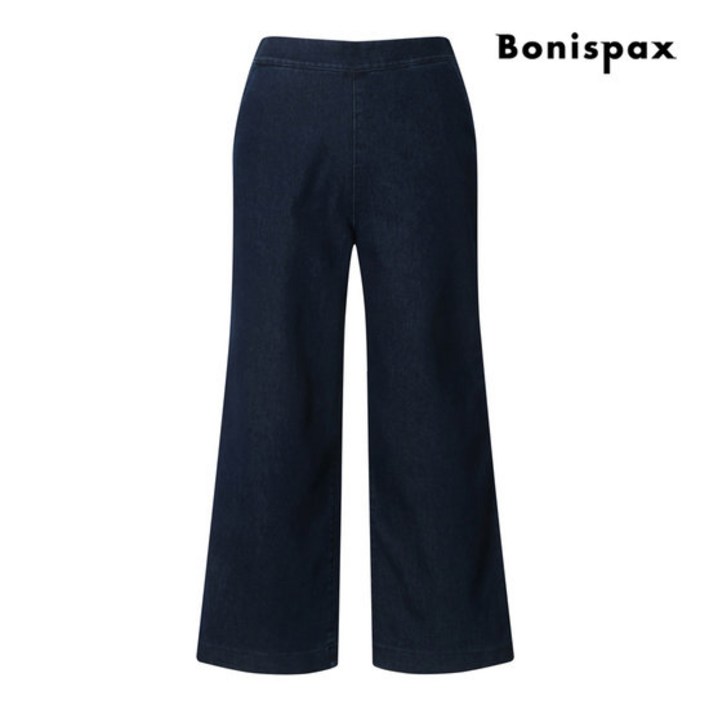보니스팍스 밴딩 와이드 크롭 데님 팬츠 (XP9PT004M0) 310583