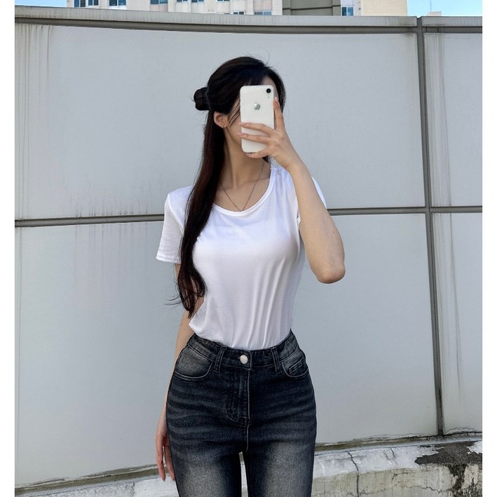 완스몰 엘라 데일리 유넥 기본 반팔티 tt31193 완스몰 엘라 데일리 유넥 기본 반팔티 tt31193
