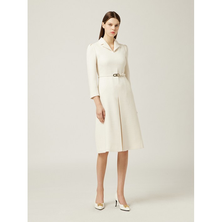 모조에스핀 슬림핏 팬시원피스 J243MSE001_DG