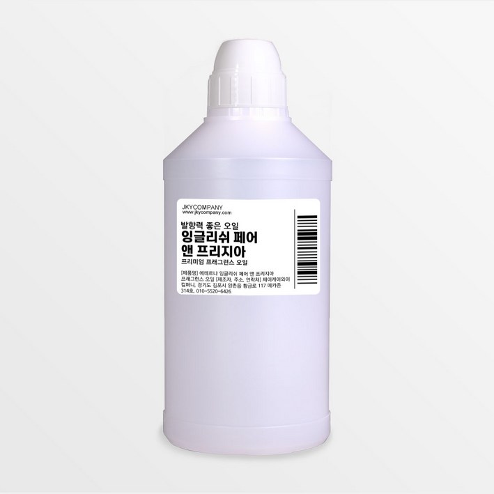 발향력 좋은 프래그런스 오일 원액 500ml, 7.잉글리쉬 페어 앤 프리지아, 500ml, 1개