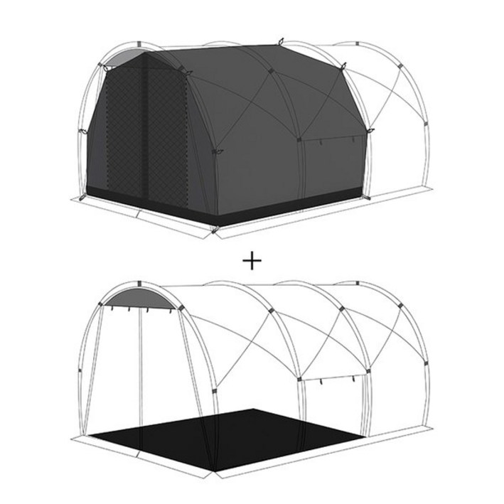 헬리녹스 [] 택티컬 필드 터널 4.35 이너텐트 4P + 풋프린트 174205Moony