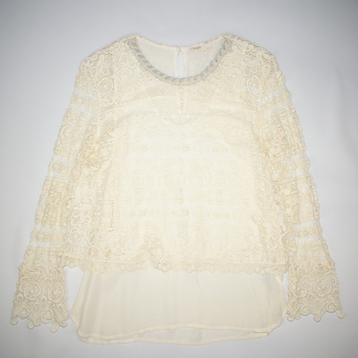 빈티지컴퍼니 1195.마쥬 Maje 레이스 레이어드 블라우스/정품/여성