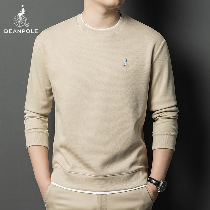빈폴 남성 라운드넥 맨투맨 고급 남자 니트 무지 스웨터 5Color