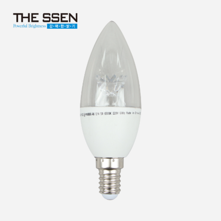 LED 촛대구 E14,17 5W, 1개