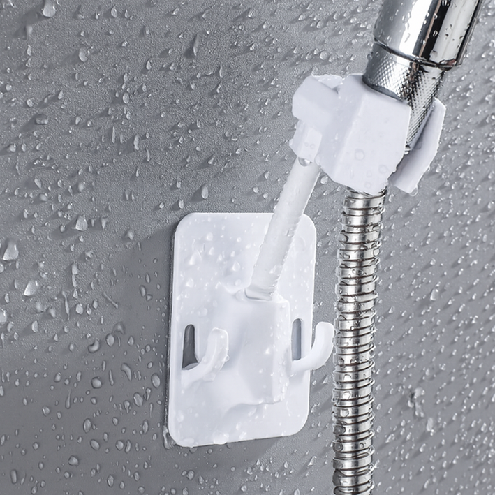 360도 회전 가능한 무타공 샤워기 헤드 거치대