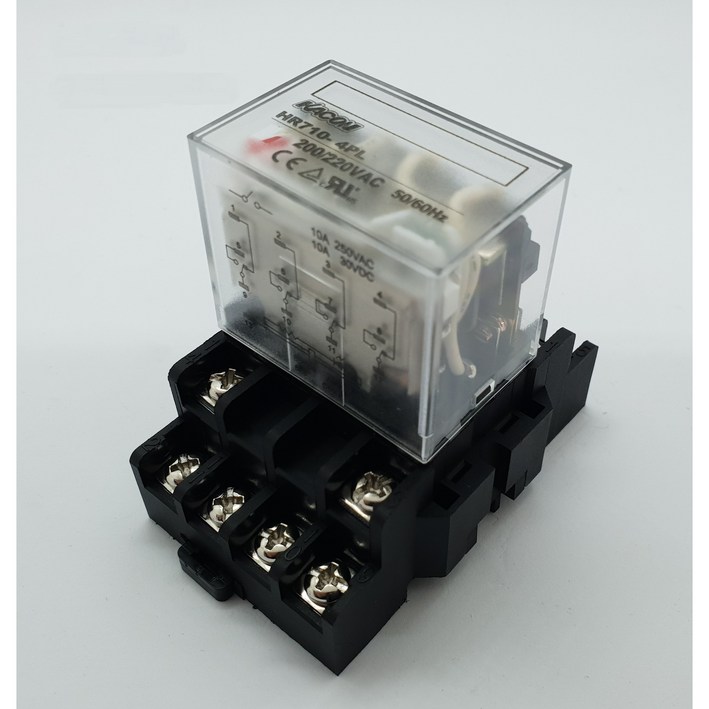 HR7104PL 릴레이 LY4 RELAY 카콘 KACON, 1개 HR7104PL 릴레이 LY4 RELAY 카콘 KACON, 1개