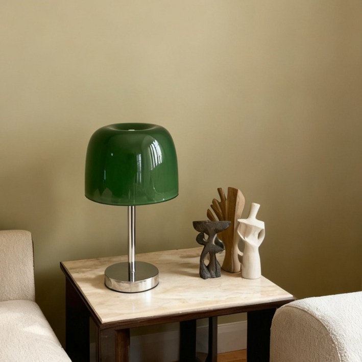 에이무드 머쉬룸 미드센츄리 스탠드 조명, 딥 그린