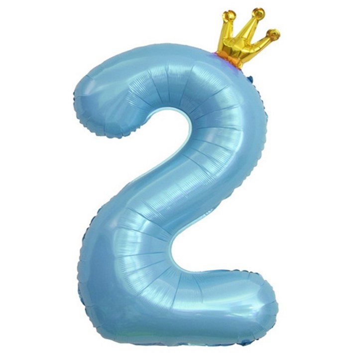 이벤트홀릭 초대형 왕관 숫자은박풍선