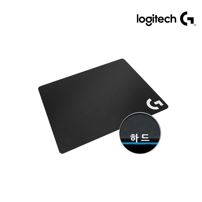 로지텍코리아 G440 하드 게이밍 마우스패드 정품, 블랙, 1개