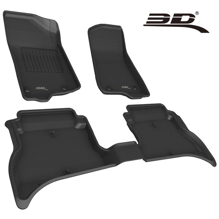 3D 카구 카매트 지프 랭글러 4도어 PHEV 4xe JL 18년현재 TPE 차량용 바닥매트