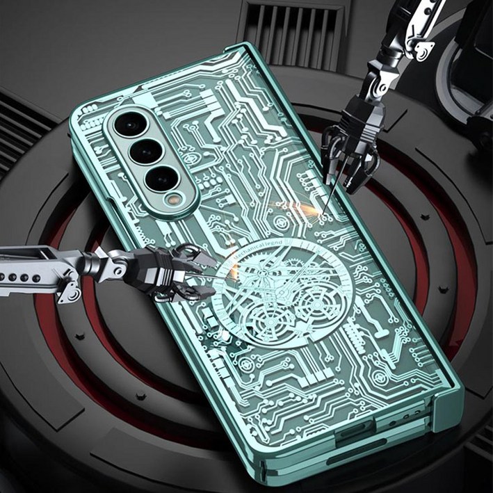 씌움 갤럭시 z폴드 3 4 5 6 7 zflod 제트폴드 지폴드 폴더 투명 회로도 범퍼 풀커버 강화 액정 카메라 보호 케이스