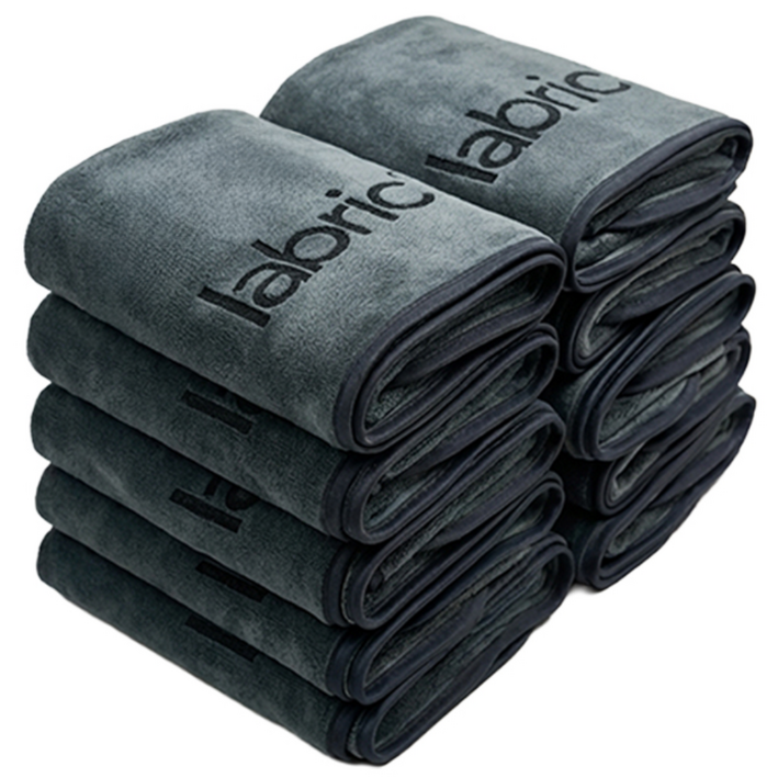 라브릭 먼지없는 프리미엄 호텔 수건 고급 타월, 10개, 챠콜
