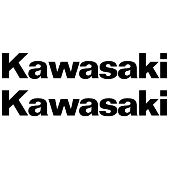 티커벨 가와사키 로고 차량용 데칼스티커 TKG31, 블랙, 1개