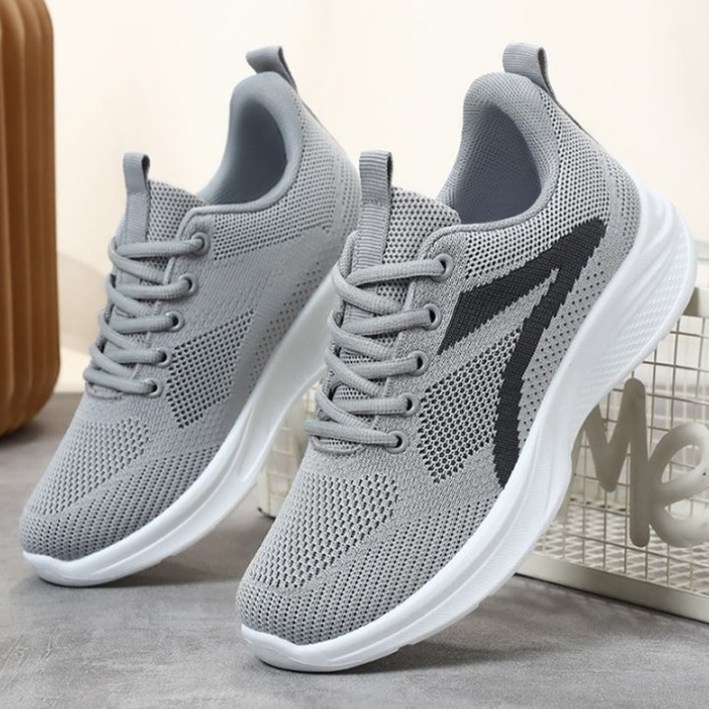 여성 경량 니트 메쉬 운동화 발편한 통기성 워킹화 런닝화