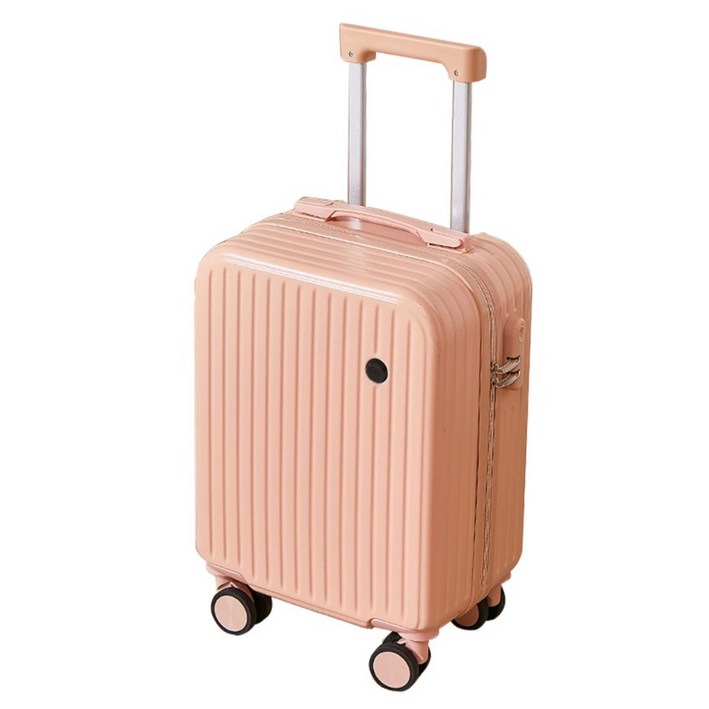 NewBoy 캐리어 18인치  초경량 USB 미니 기내용 캐리어 수납 주머니 대용량 패션 남녀 공용 흰색 블랙  분홍색  블루 옐로