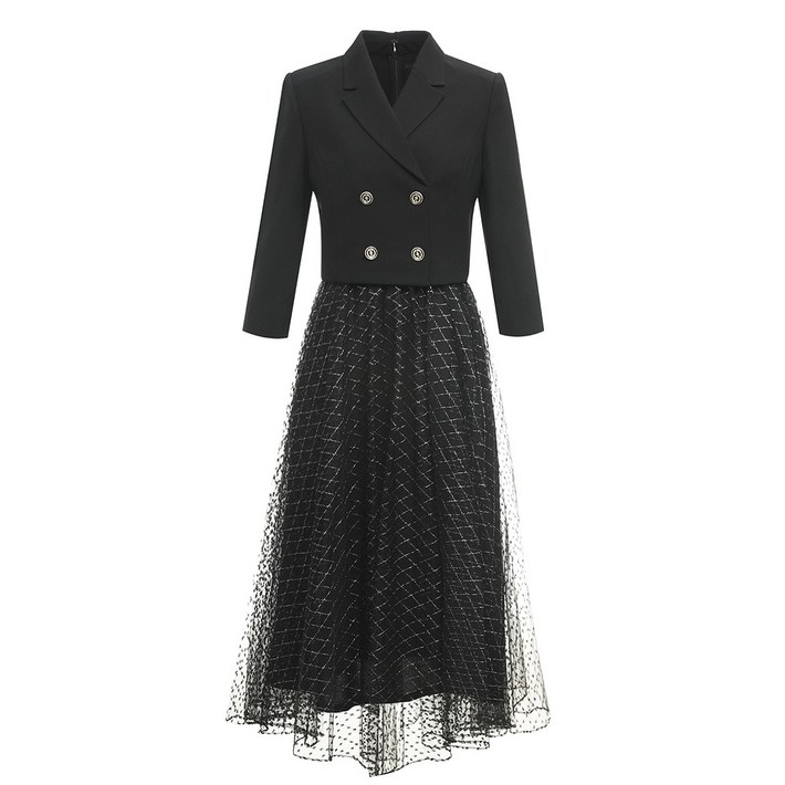 미니멈 여성용 더블버튼 샤 원피스23SS 백화점 단독 정상