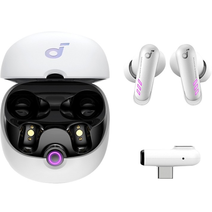 앤커 사운드코어 블루투스5.2 저지연 게이밍 무선 이어폰 + USB C동글