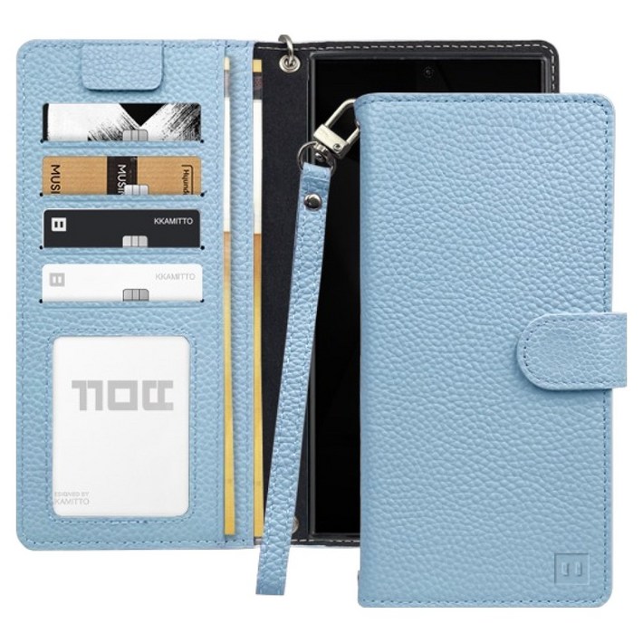 에포크 로그 소가죽 다이어리 휴대폰 케이스