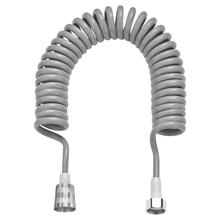 월드크린 욕실 베란다 스프레이건 호스줄, 7m, 실버