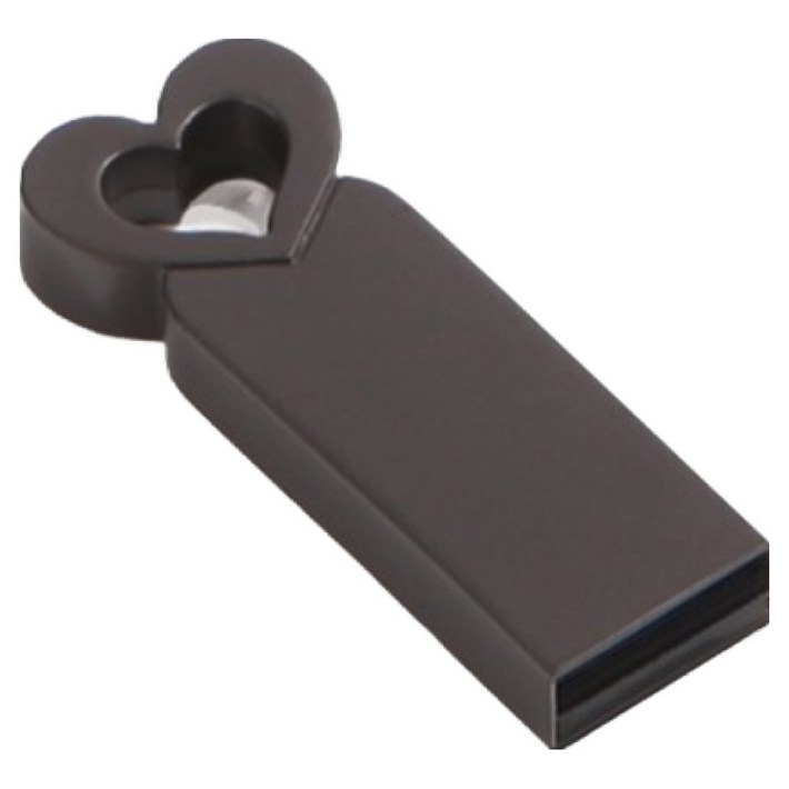 뮤스트 하트 USB 2.0 메모리 블랙
