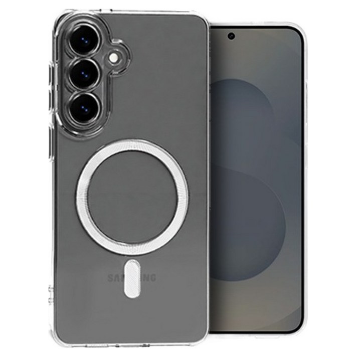 모나프리 맥세이프 호환 소프트 투명 라인 젤리 휴대폰 케이스