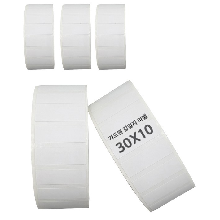 가드맨 감열지 롤라벨 3000p, 5개