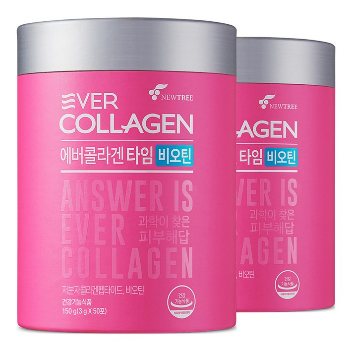 에버콜라겐 타임 비오틴, 150g, 2개