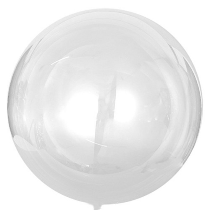 이모쿠비 버블 PVC 클리어 풍선 90cm, 투명, 10개