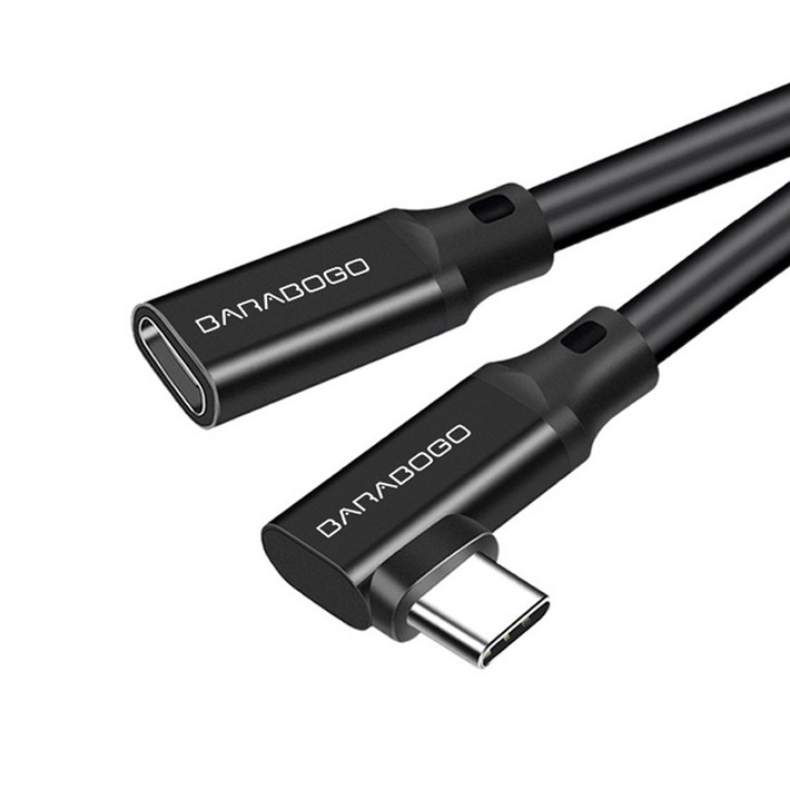 바라보고 ㄱ자 USB3.2 C타입 GEN2 4k 연장케이블 10Gbps, 100cm, 1개, 블랙 바라보고 ㄱ자 USB3.2 C타입 GEN2 4k 연장케이블 10Gbps, 100cm, 1개, 블랙