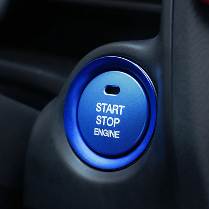 리버폭스 차량용 부착식 몰딩 스타트 버튼 커버