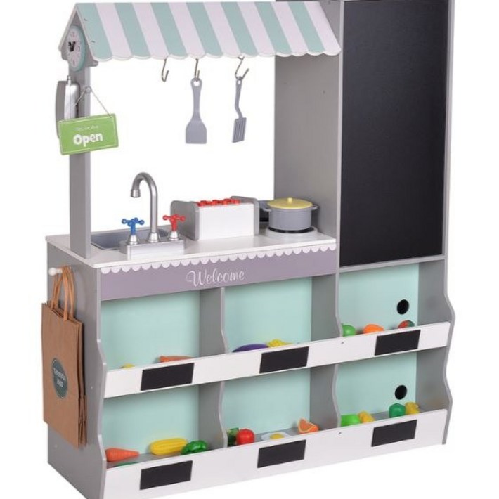 코스트코 양면형 키친 샵 플레이세트