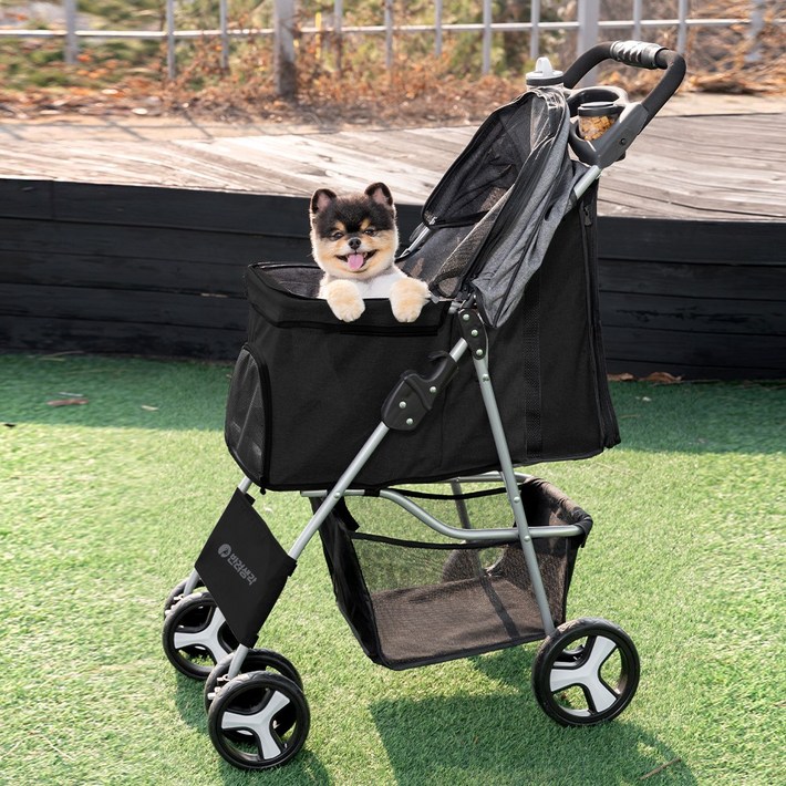반려생각 펫 유모차 디럭스