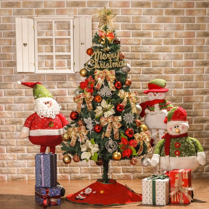 150cm 카니발 골드＆레드 스카치트리 풀세트완제트리, 단품