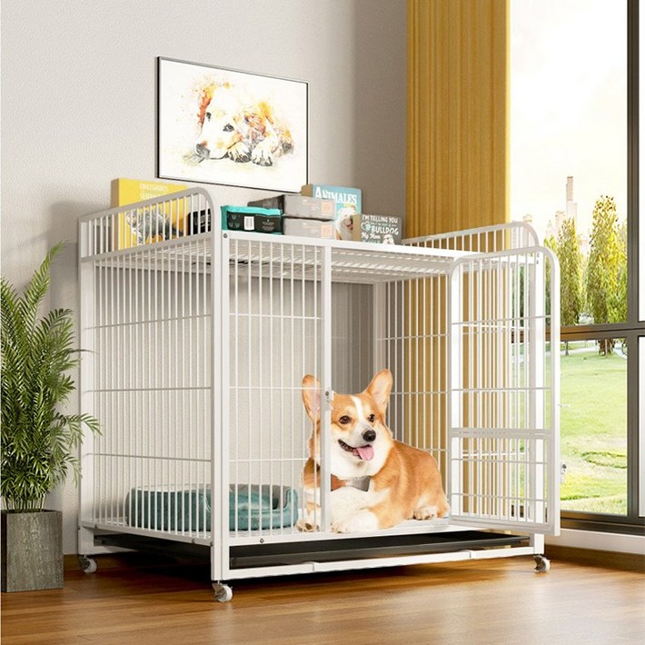 반려동물 사각케이지 울타리 강아지펜스 애견케이지 철장