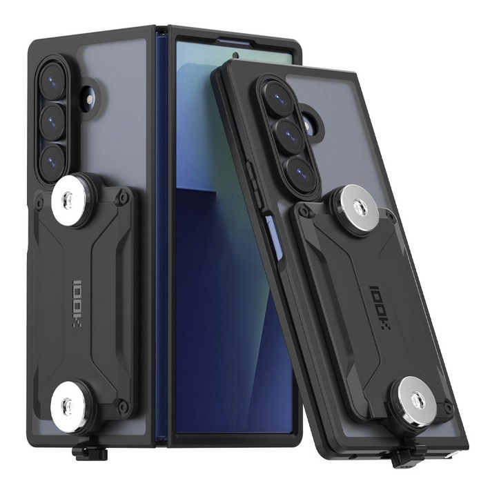 백케이 갤럭시 Z폴드7 6 5 4 오토바이 충전 자석케이스 핸드폰거치대