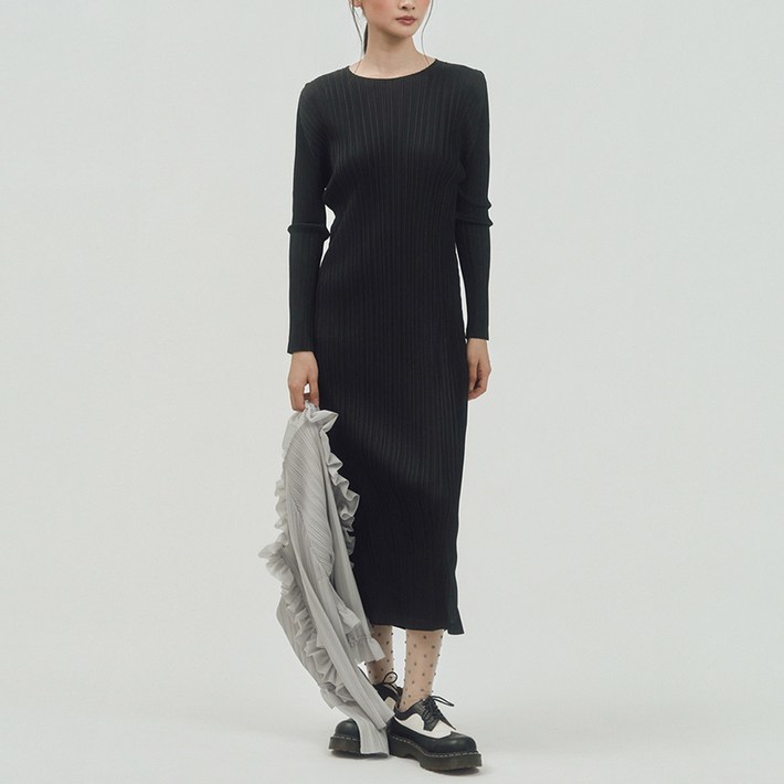 피네플리츠 베이직 롱 원피스 3 Color