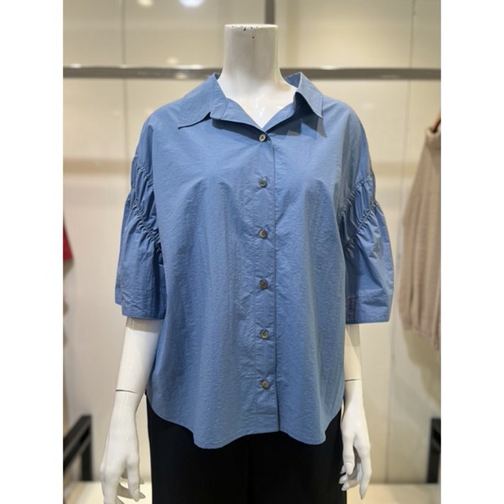 요하넥스 JH. 밴딩 셔링 슬리브 블라우스 (Z5C9B105)