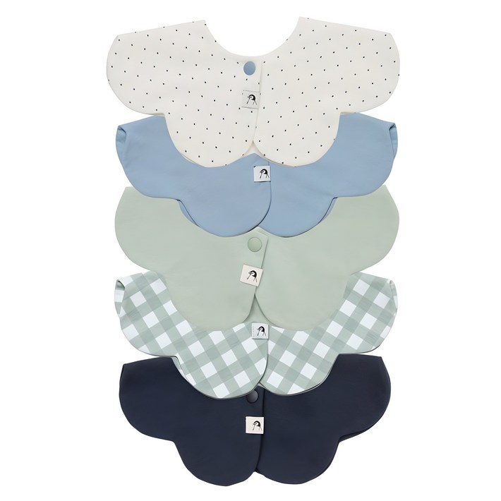 코니 롤링빕 턱받이 5종 세트