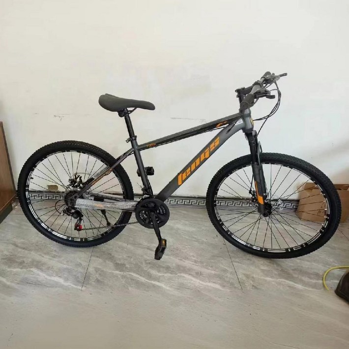 로드자전거 사이클 2426인치 자전거 MTB자전거 입문용 로드 산악 MTB, 26인치, A.회색오렌지, 1개
