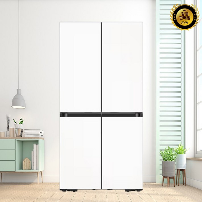색상선택형 삼성전자 Bespoke AI 키친핏 640L 4도어 냉장고 방문설치