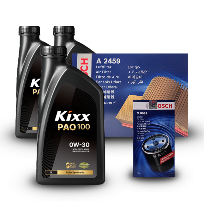 모하비 HM 4.6 가솔린 엔진오일세트 킥스 파오100 0W30 PAO100 구 파오1