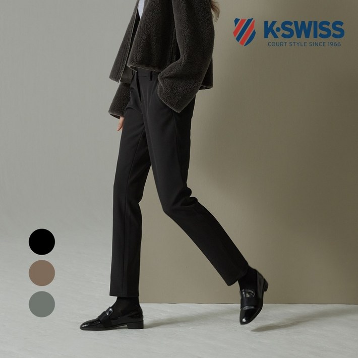 케이스위스 KSWISS 여성 스판 기모 본딩 바지 케이스위스 KSWISS 여성 스판 기모 본딩 바지