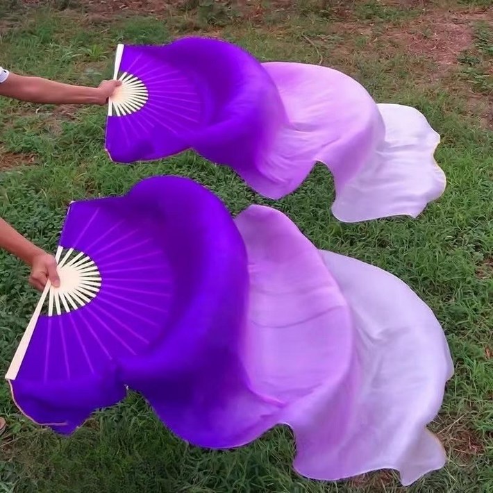 너슬부채 한국무용 공연용 그라데이션 접이식부채