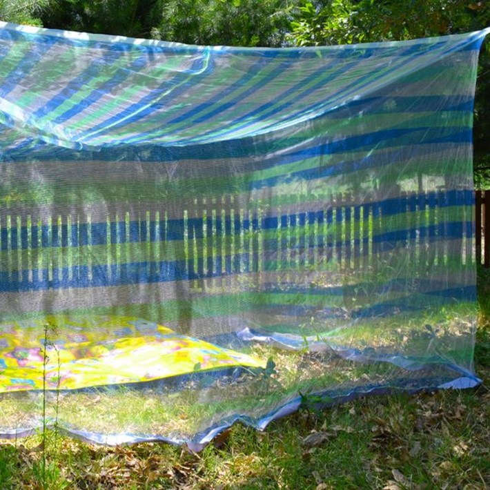 솔표 솔향 국산 사각 모기장 120인용 차량용