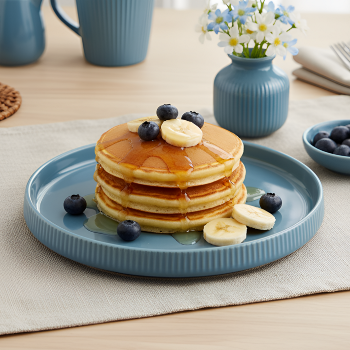 플라잉타이거 코펜하겐 빈티지 블루 세라믹 접시 20cm 플레이트 디저트 브런치 디너 샐러드 그릇