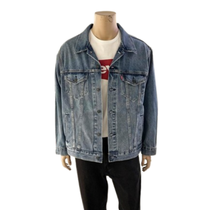 리바이스  가을  남여공용 청자켓 트러커 사계절 데님재킷 타입 III 루즈 오버핏 릴렉스 아우터 A57820013NC강서 리바이스 무료배송