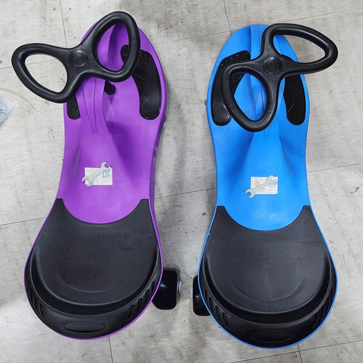 봄산 흔들 저소음 붕붕카 1P, 1개, 블루