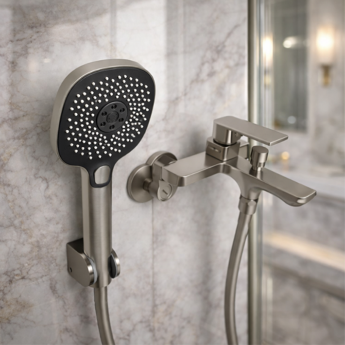 대림바스 니켈무광 욕조수전 사각수전 DLB4313, 실버, 1개